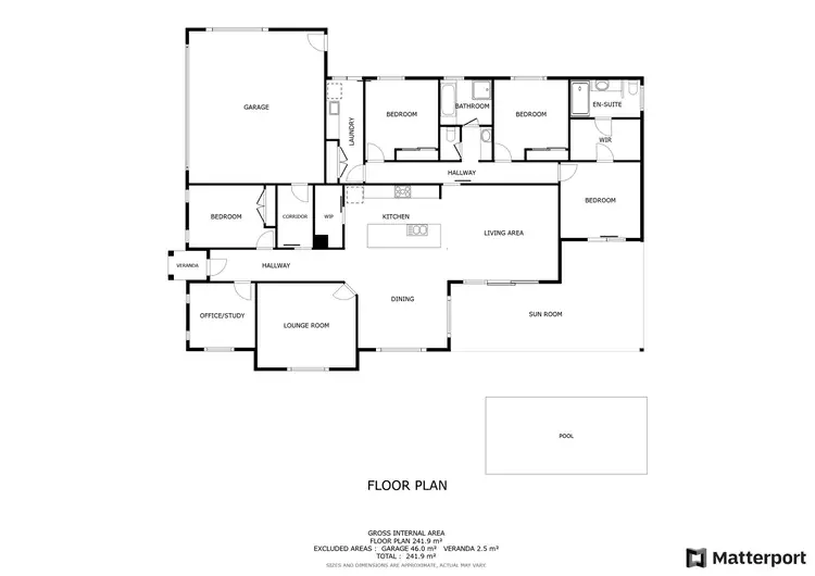 Floorplan of Homely house listing, 24 Boree Drive, Swan Hill VIC 3585