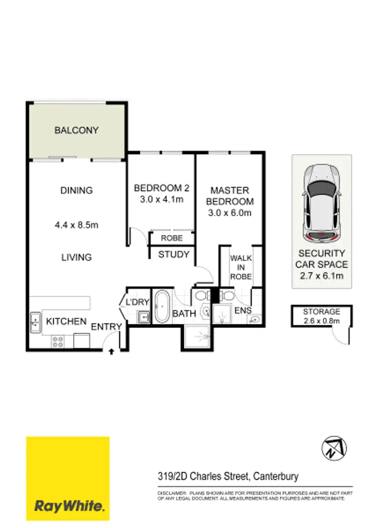 Floorplan of Homely apartment listing, 319/2D Charles Street, Canterbury NSW 2193