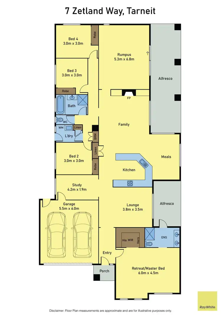 Floorplan of Homely house listing, 7 Zetland Way, Tarneit VIC 3029