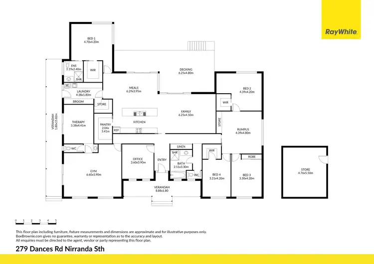 Floorplan of Homely rural property listing, 279 Dances Road, Nirranda South VIC 3268