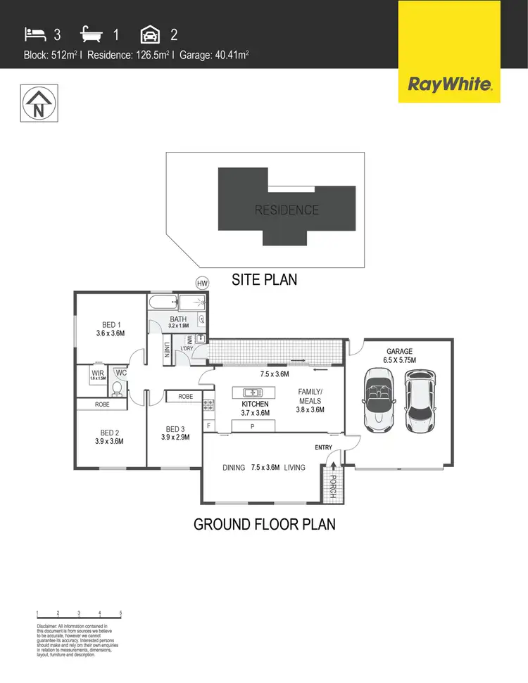 Floorplan of Homely house listing, 6 Eccles Circuit, Macgregor ACT 2615