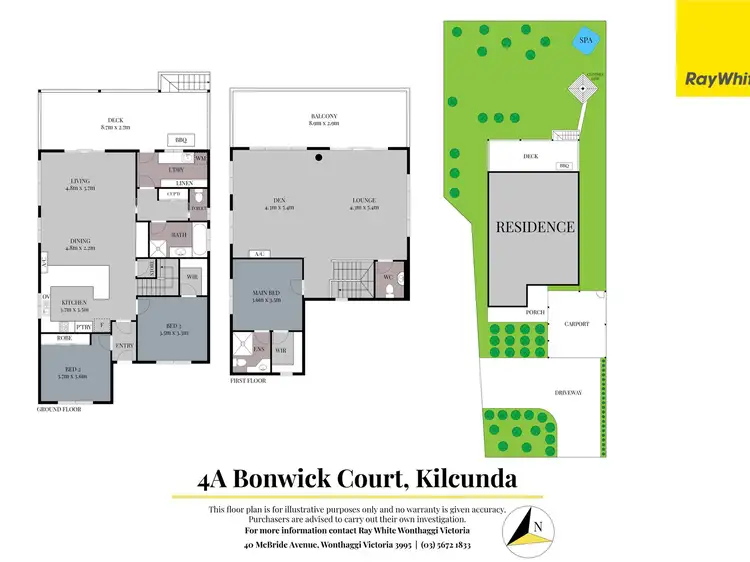 Floorplan of Homely house listing, 4A Bonwick Court, Kilcunda VIC 3995