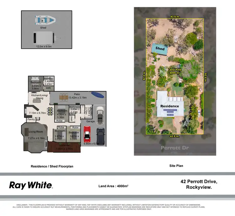 Floorplan of Homely house listing, 42 Perrott Drive, Rockyview QLD 4701