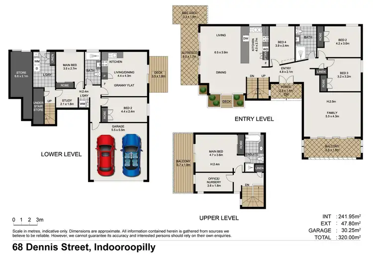 Floorplan of Homely house listing, 68 Dennis Street, Indooroopilly QLD 4068