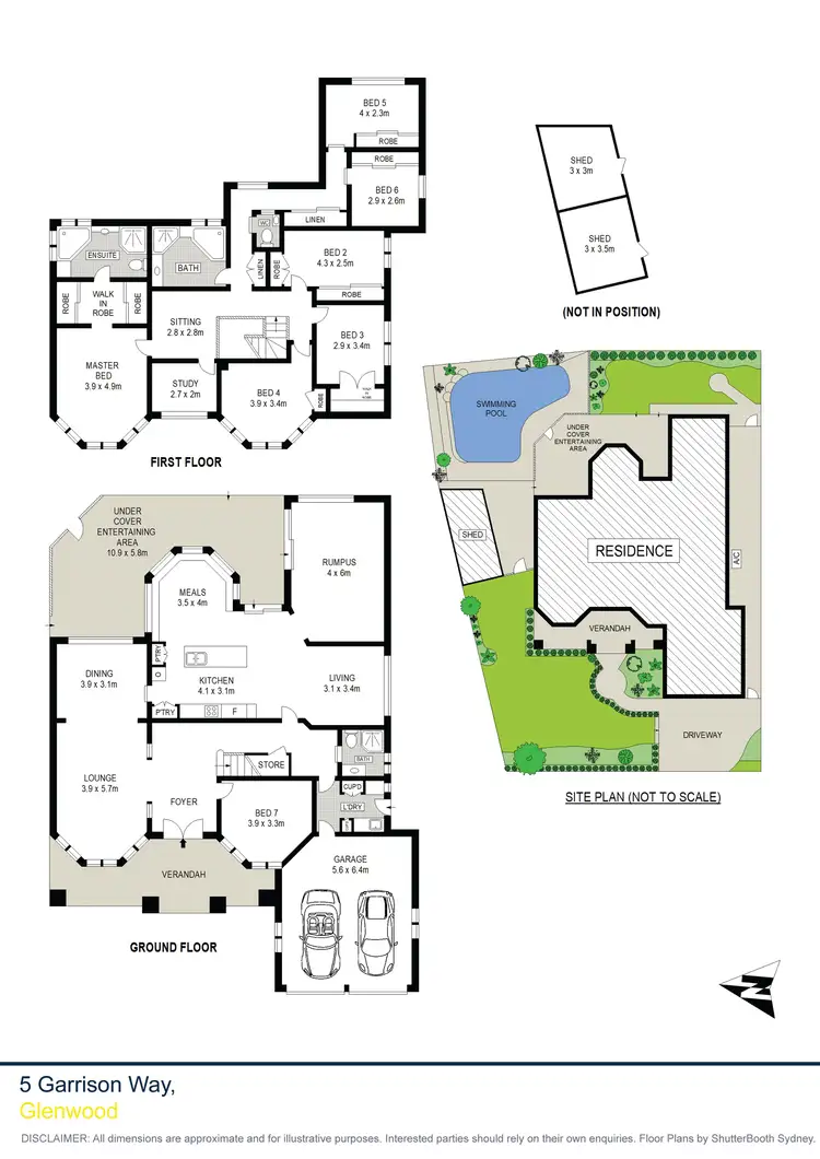 Floorplan of Homely house listing, 5 Garrison Way, Glenwood NSW 2768
