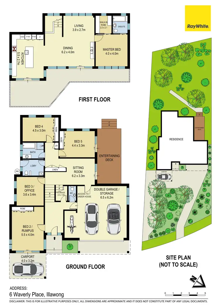 Floorplan of Homely house listing, 6 Waverly Place, Illawong NSW 2234