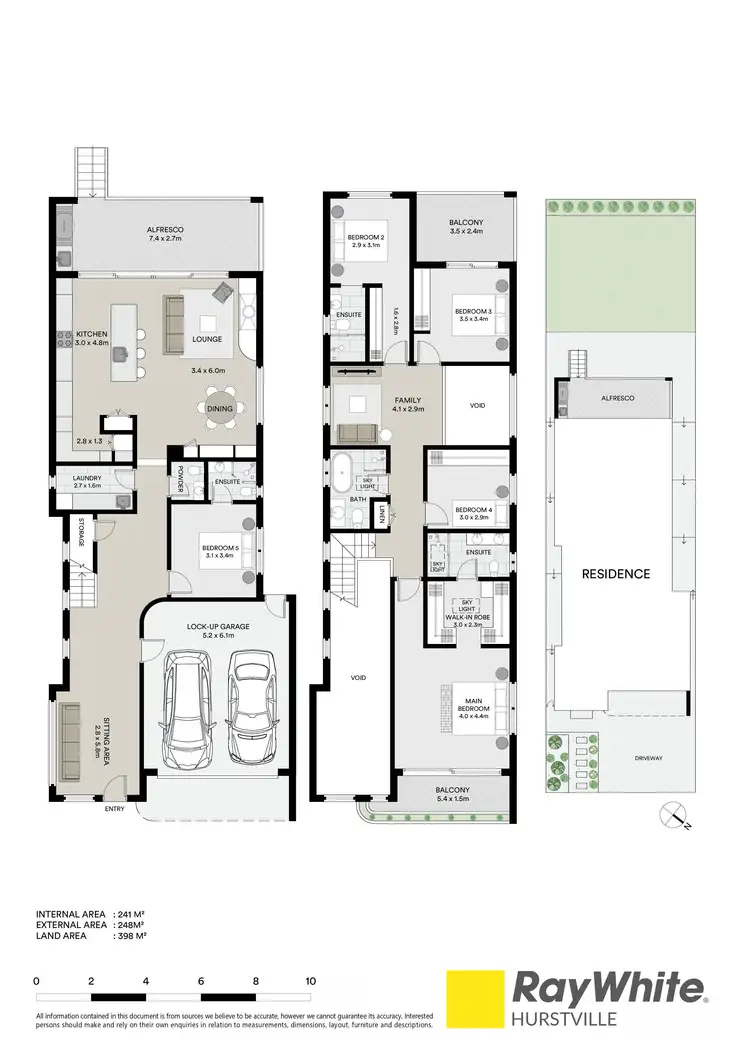 Floorplan of Homely house listing, 281 Dora Street, Hurstville NSW 2220