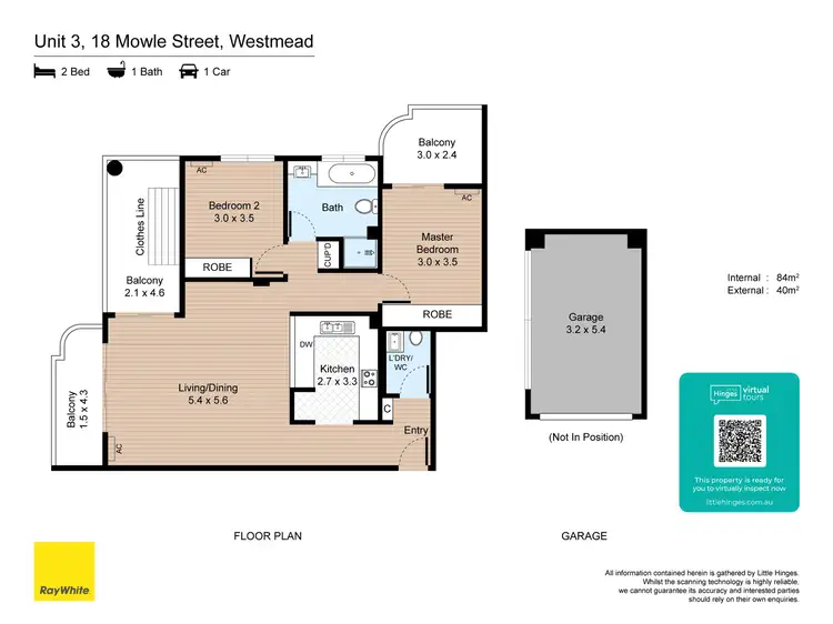 Floorplan of Homely unit listing, 3/8-10 Mowle Street, Westmead NSW 2145