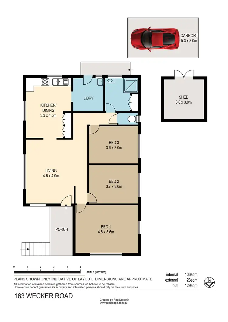 Floorplan of Homely house listing, 163 Wecker Road, Mansfield QLD 4122