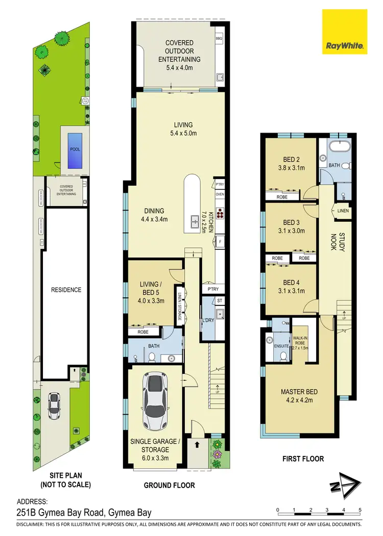 Floorplan of Homely semi-detached listing, 251B Gymea Bay Road, Gymea Bay NSW 2227
