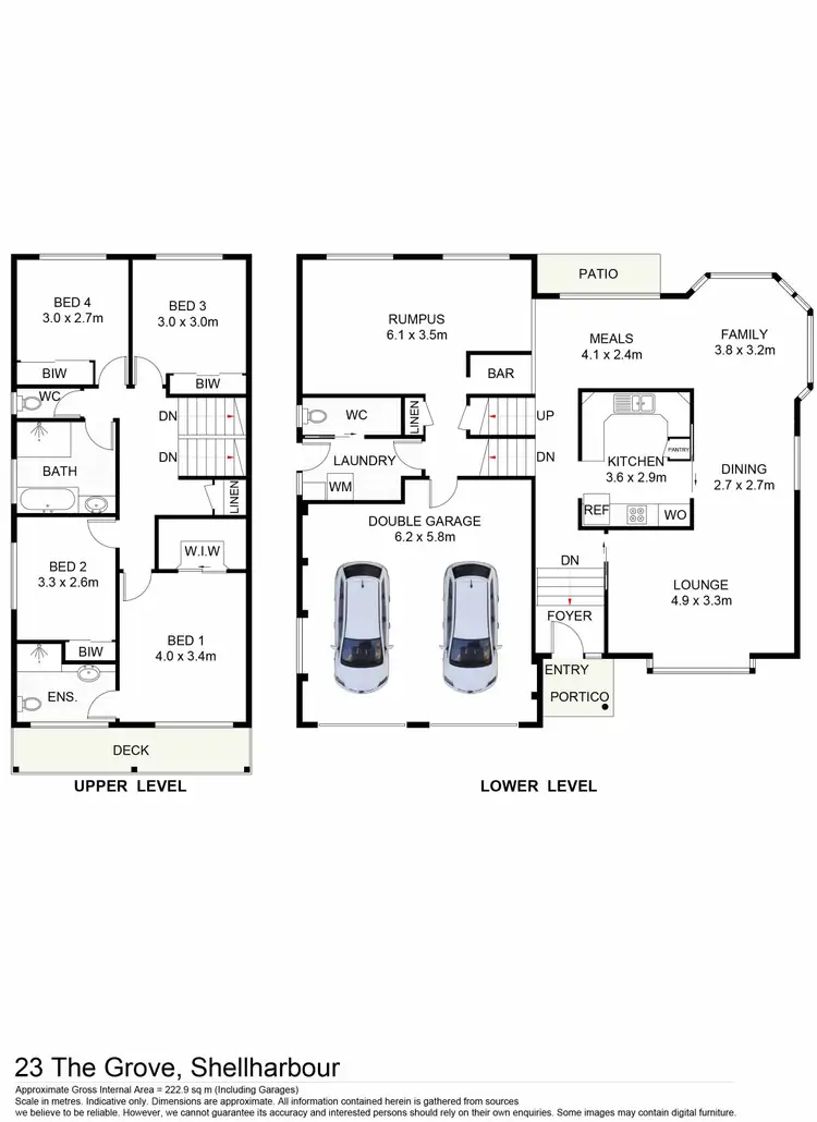 Floorplan of Homely house listing, 23 The Grove, Shellharbour NSW 2529