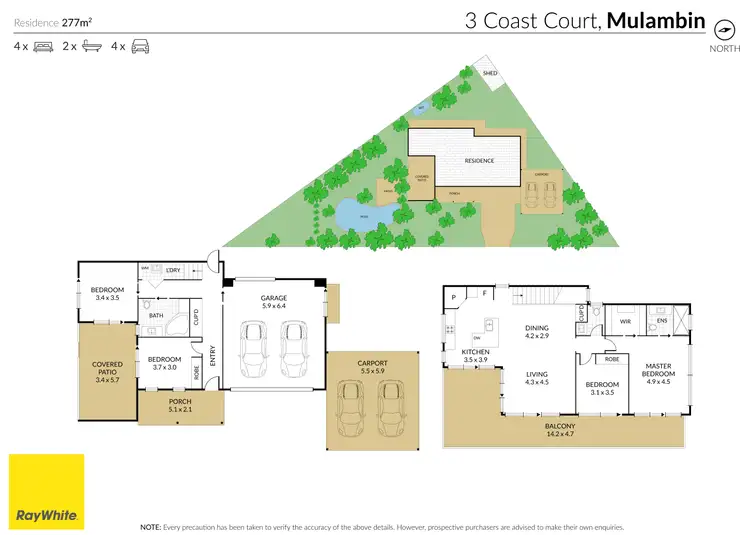 Floorplan of Homely house listing, 3 Coast Court, Mulambin QLD 4703