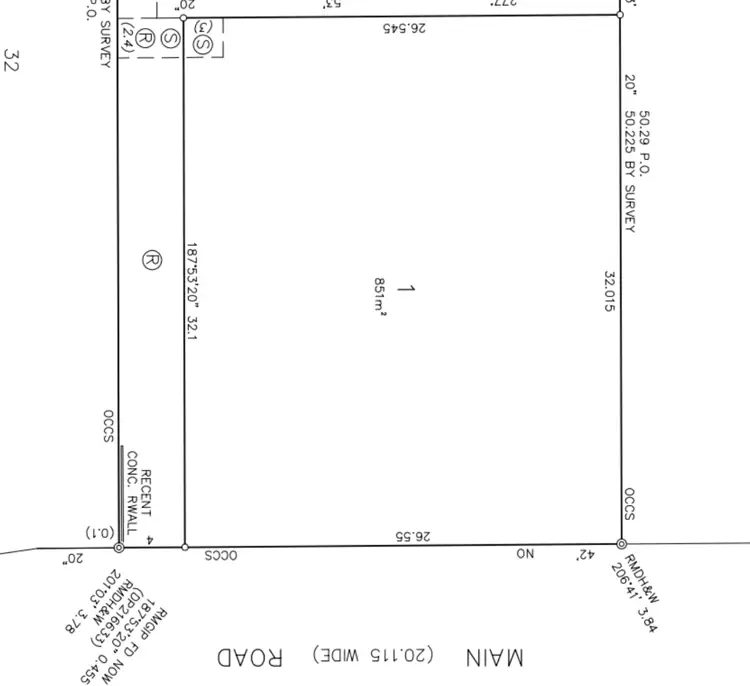 Floorplan of Homely land listing, 54A Main Road, Cambewarra Village NSW 2540