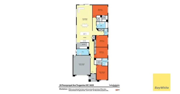 Floorplan of Homely house listing, 20 Pennyroyal Avenue, Truganina VIC 3029
