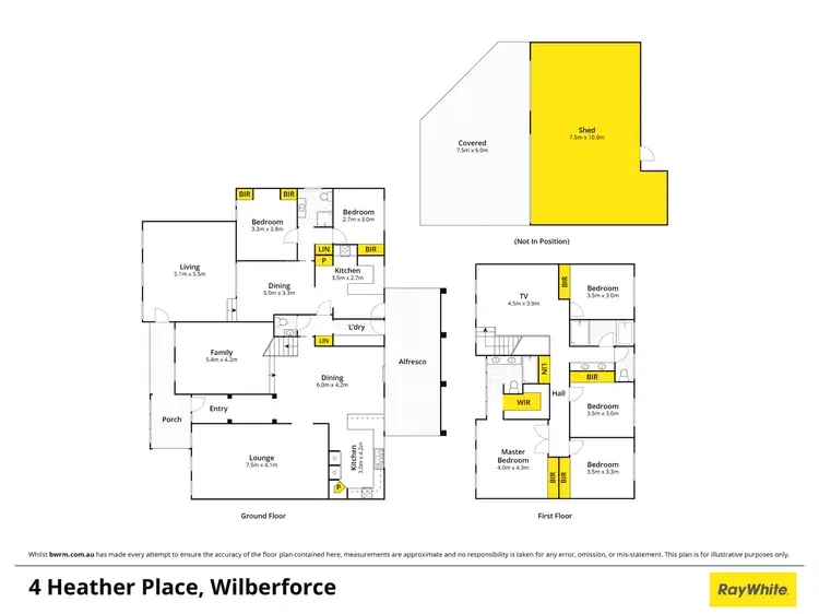 Floorplan of Homely house listing, 4 Heather Place, Wilberforce NSW 2756