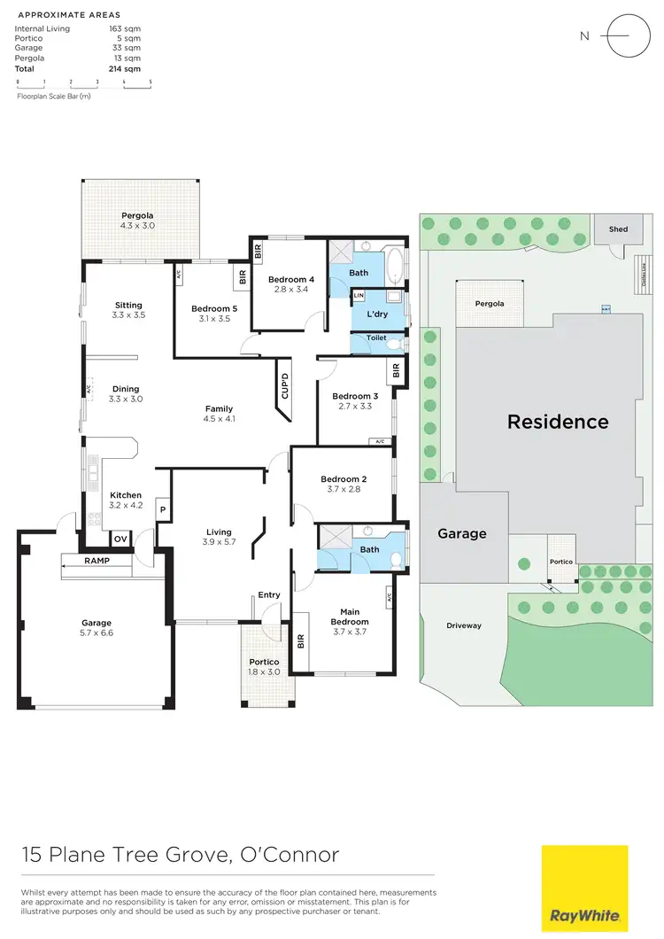 Floorplan of Homely house listing, 15 Plane Tree Grove, O'connor WA 6163