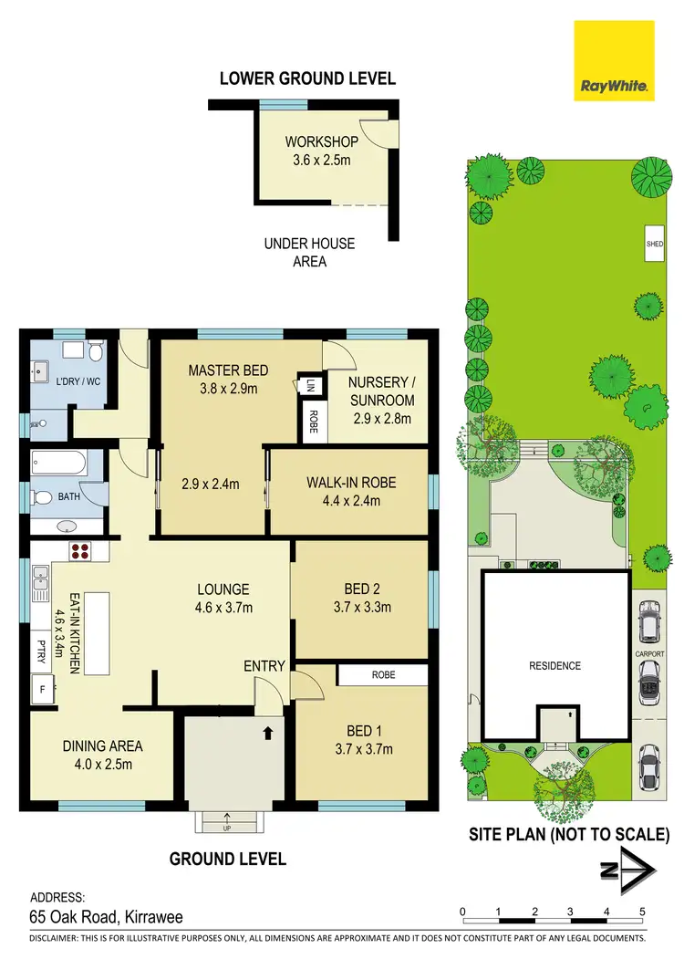 Floorplan of Homely house listing, 65 Oak Road, Kirrawee NSW 2232