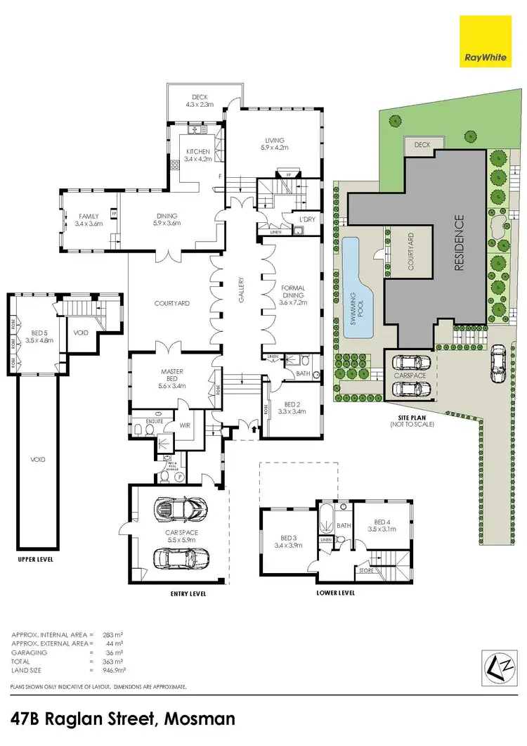 Floorplan of Homely house listing, 47B Raglan Street, Mosman NSW 2088