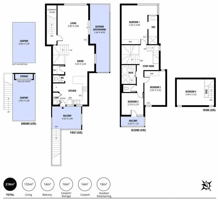 Floorplan of Homely house listing, 12/10 Nerida Drive, North Haven SA 5018