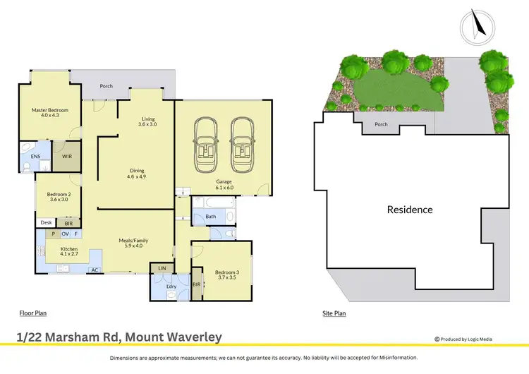 Floorplan of Homely unit listing, 1/22 Marsham Road, Mount Waverley VIC 3149
