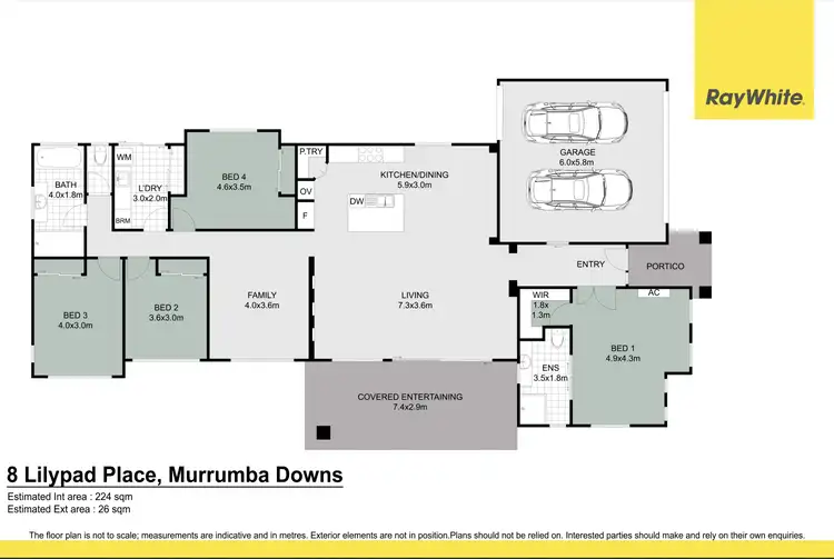 Floorplan of Homely house listing, 8 Lilypad Place, Murrumba Downs QLD 4503