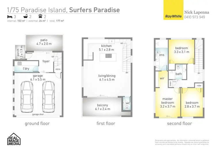Floorplan of Homely house listing, 1/75 Paradise Island, Surfers Paradise QLD 4217