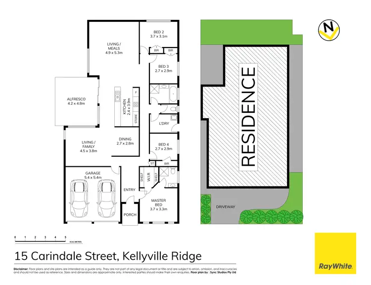Floorplan of Homely house listing, 15 Carindale Street, Kellyville Ridge NSW 2155