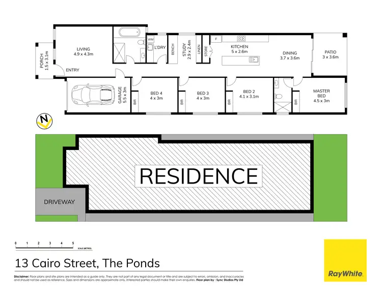 Floorplan of Homely house listing, 13 Cairo Street, The Ponds NSW 2769