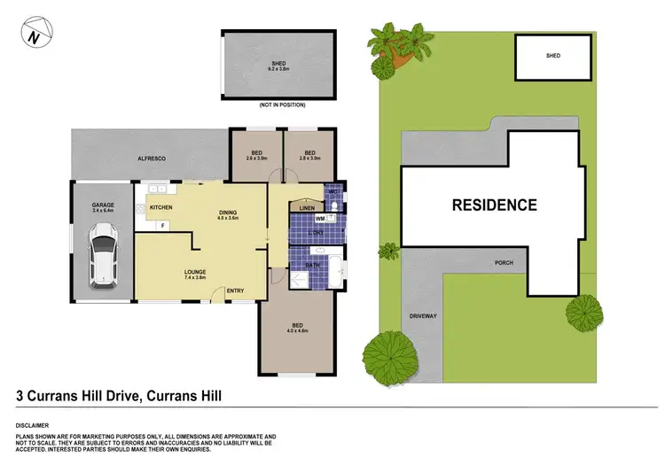 Floorplan of Homely house listing, 3 Currans Hill Drive, Currans Hill NSW 2567