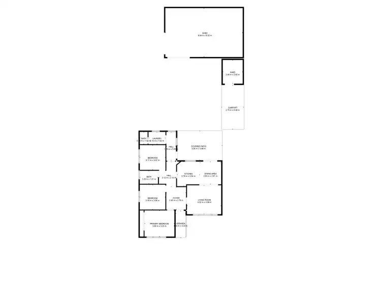 Floorplan of Homely house listing, 9 McCormack Crescent, Seymour VIC 3660