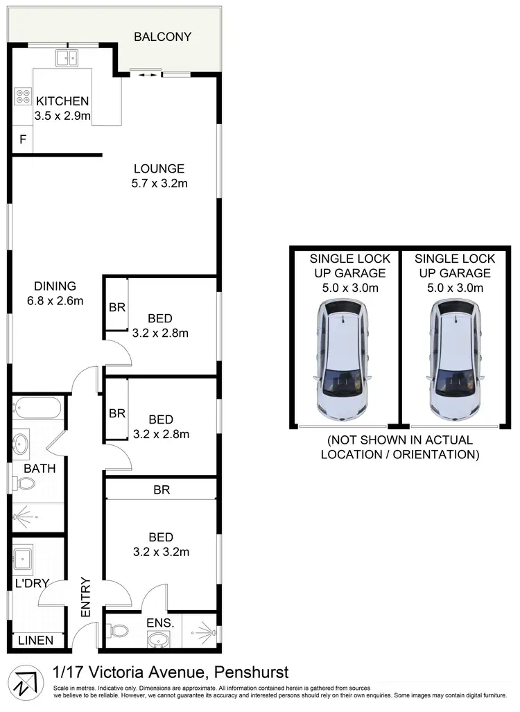 Floorplan of Homely apartment listing, 1/17 Victoria Avenue, Penshurst NSW 2222