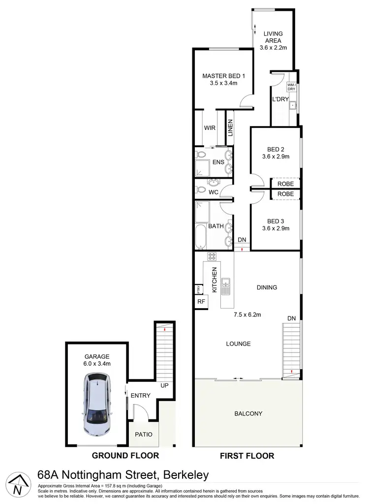 Floorplan of Homely house listing, 68A Nottingham Street, Berkeley NSW 2506