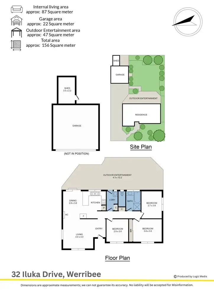 Floorplan of Homely house listing, 32 Iluka Drive, Werribee VIC 3030