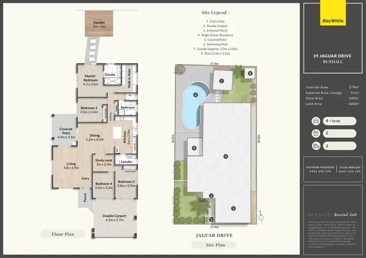 Floorplan of Homely house listing, 39 Jaguar Drive, Bundall QLD 4217