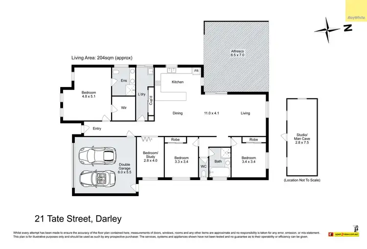 Floorplan of Homely house listing, 21 Tate Street, Darley VIC 3340