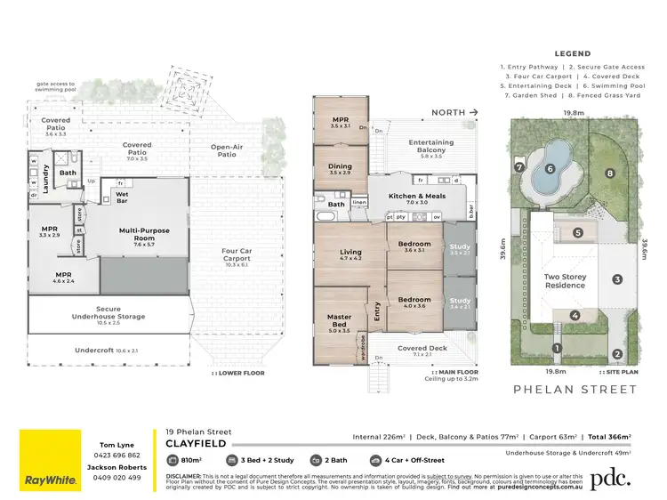 Floorplan of Homely house listing, 19 Phelan Street, Clayfield QLD 4011