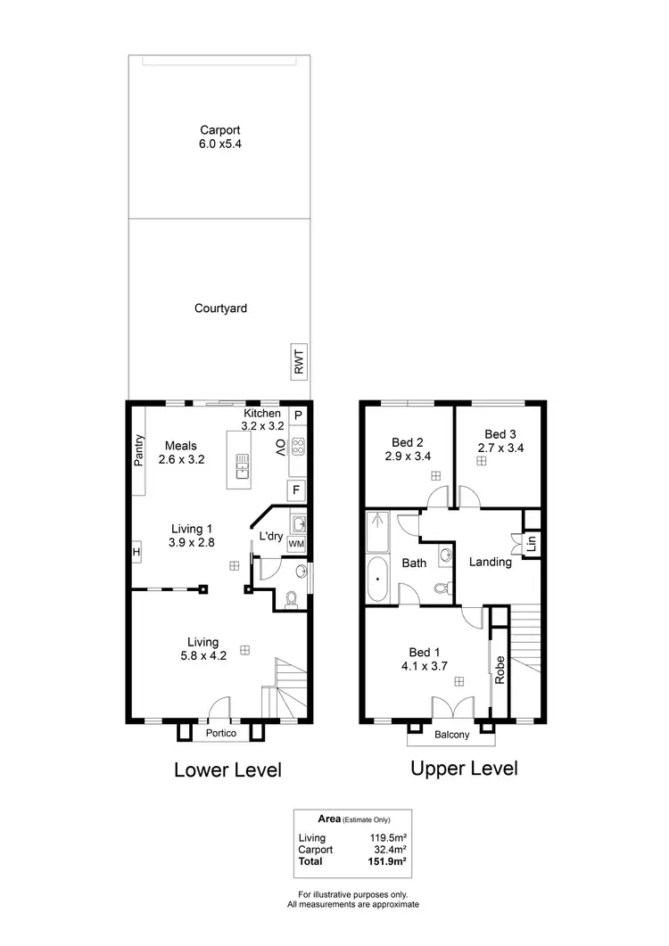 Floorplan of Homely house listing, 32 Amos Way, Royal Park SA 5014