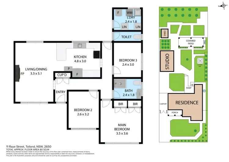 Floorplan of Homely house listing, 11 Raye Street, Tolland NSW 2650