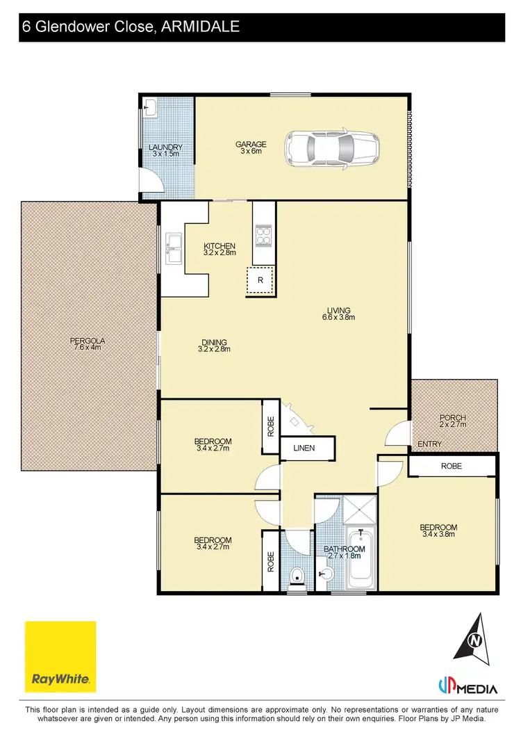 Floorplan of Homely house listing, 6 Glendower Close, Armidale NSW 2350