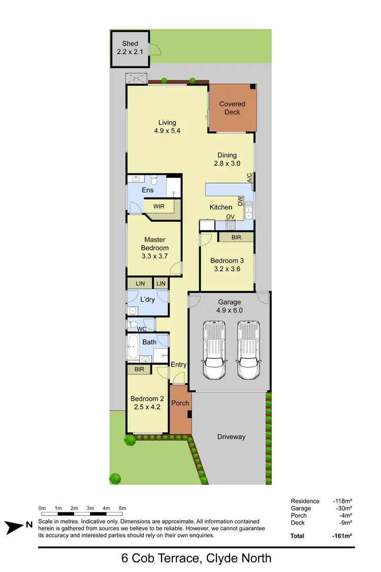 Floorplan of Homely house listing, 6 Cob Terrace, Clyde North VIC 3978