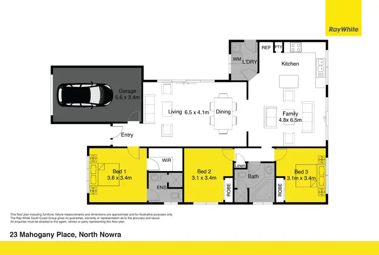 Floorplan of Homely house listing, 23 Mahogany Place, North Nowra NSW 2541