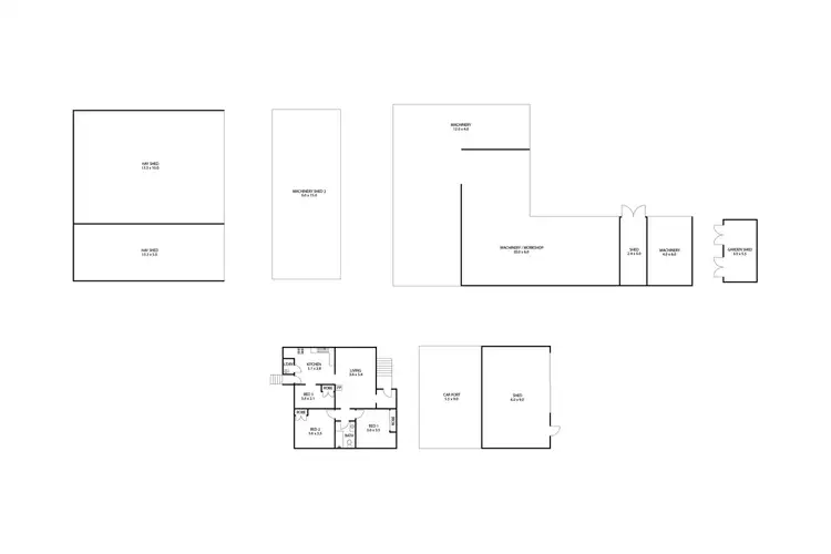 Floorplan of Homely rural property listing, 42 Mitchell Road, Clifton QLD 4361