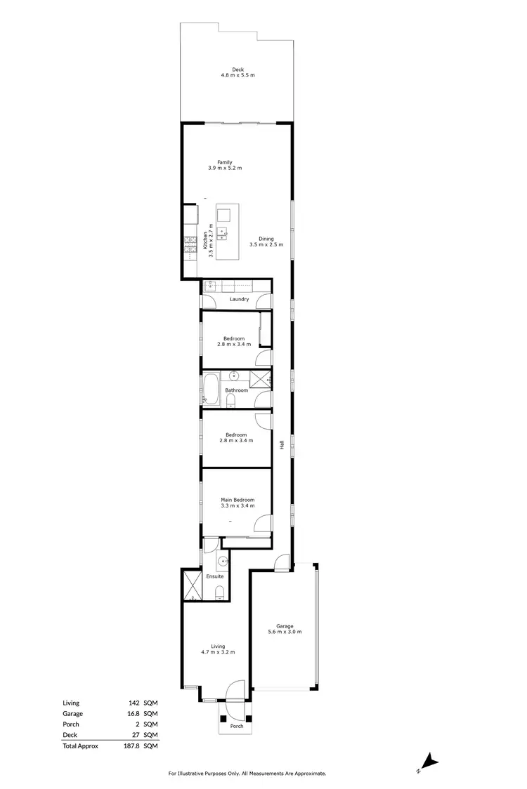 Floorplan of Homely house listing, 3 Dunedin Avenue, Hillcrest SA 5086
