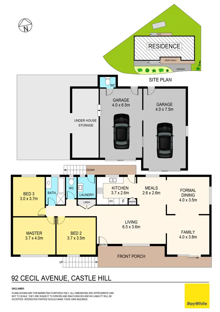 Floorplan of Homely house listing, 92 Cecil Avenue, Castle Hill NSW 2154