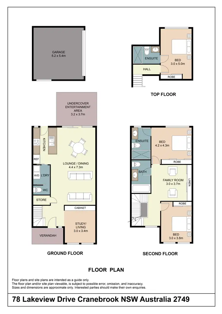 Floorplan of Homely house listing, 78 Lakeview Drive, Cranebrook NSW 2749