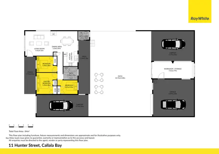 Floorplan of Homely house listing, 11 Hunter Street, Callala Bay NSW 2540