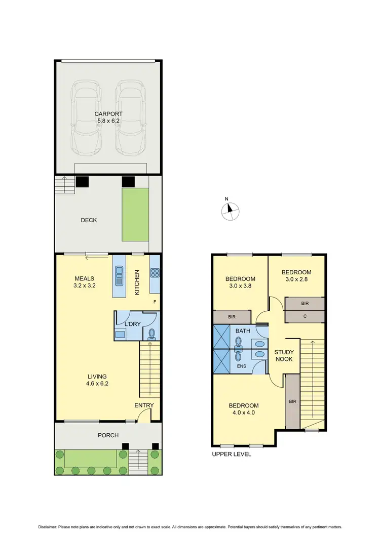 Floorplan of Homely townhouse listing, 64 Napoli Circuit, Greenvale VIC 3059