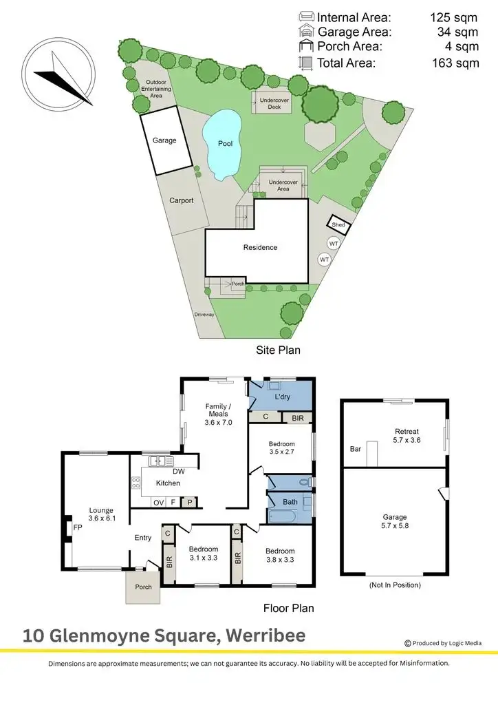 Floorplan of Homely house listing, 10 Glenmoyne Square, Werribee VIC 3030