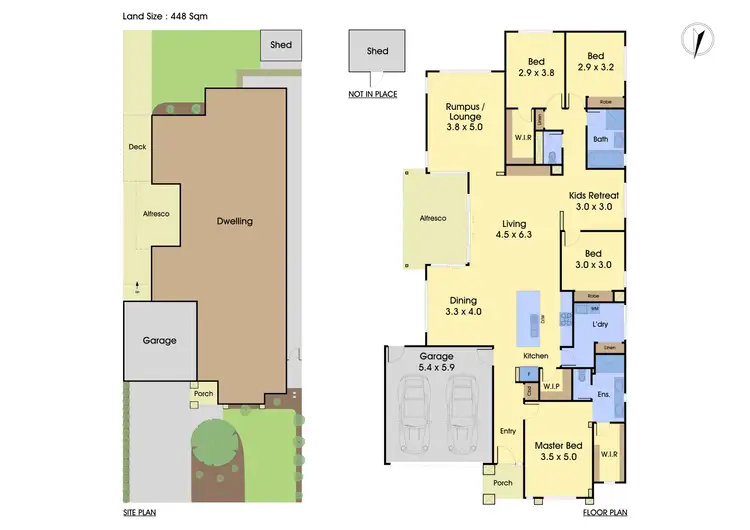 Floorplan of Homely house listing, 10 Trenino Drive, Doreen VIC 3754