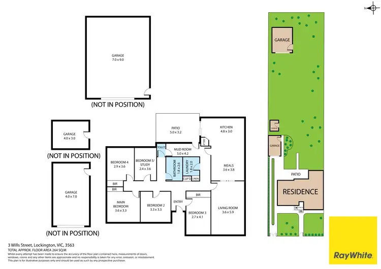 Floorplan of Homely house listing, 3 Wills Street, Lockington VIC 3563